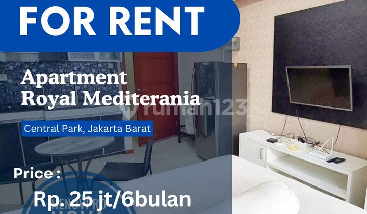Royal Mediterania Unit Studio Fully Furnished City View