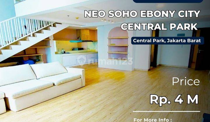 Dijual Cepat Neo Soho Ebony Furnish Harga Special City View  1