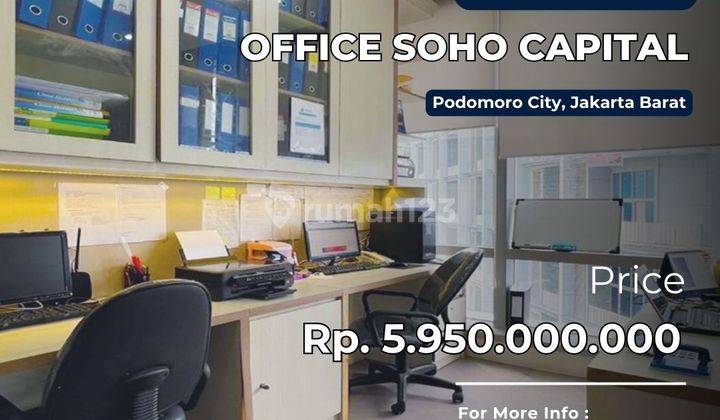 Investasi Terbaik Office Soho Capital Kondisi Tersewa Jarang Ada  1