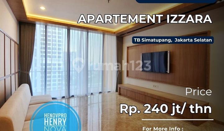 Apartemen Izzara Unit 2+1 BR Modern Fully Furnished Pool View 1