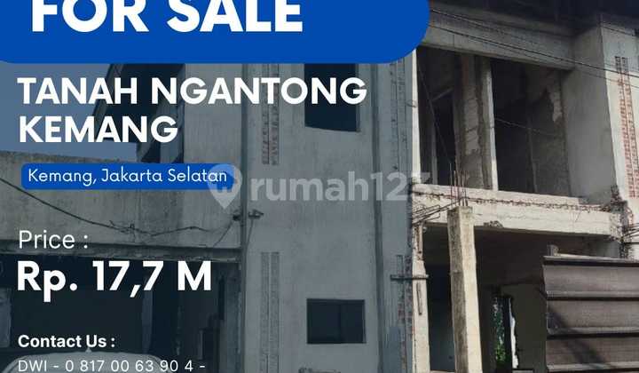 Dijual Cepat Tanah NGANTONG di Kemang, Jaksel HARGA NJOP Dijual Cepat Tanah NGANTONG di Kemang, Jaksel HARGA NJOP