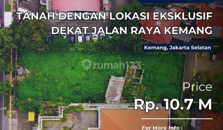 Dijual Tanah Dengan Lokasi Eksklusif Dekat Jalan Raya Kemang 1