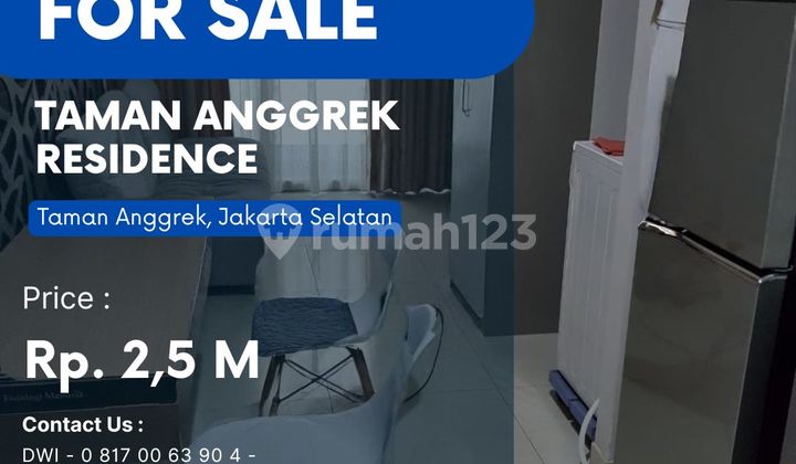Dijual Cepat 3BR City View di Taman Anggrek Residences 