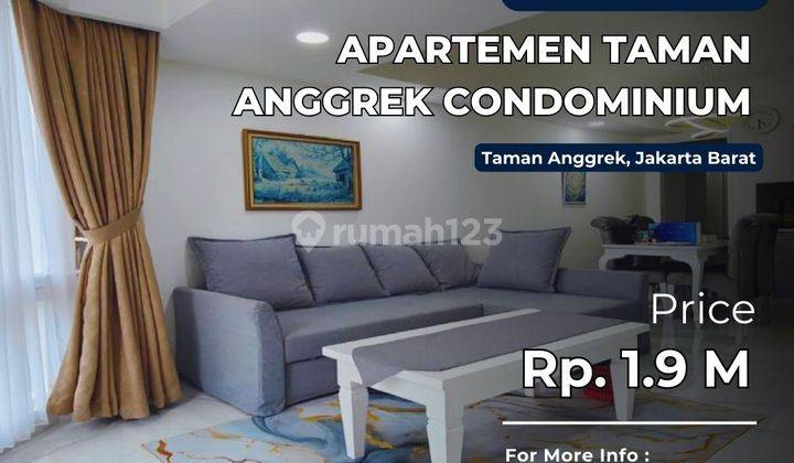 Investasi Terbaik Unit Renov Taman Anggrek Condo 2+1BR City View 1