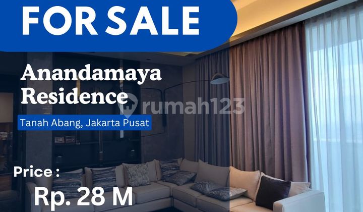 Dijual Cepat Anandamaya Residence Best Unit 3+1Br City View