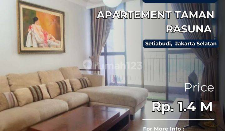 Turun Harga Taman Rasuna Unit 2+1BR Pool View Hadap Timur  1