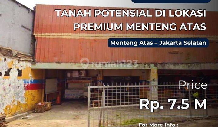 Dijual Tanah Potensial di Lokasi Premium Menteng Atas 1