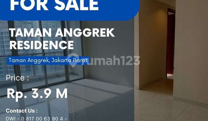 Dijual 3+1BR City Harga Terspecial di Taman Anggrek Residences 