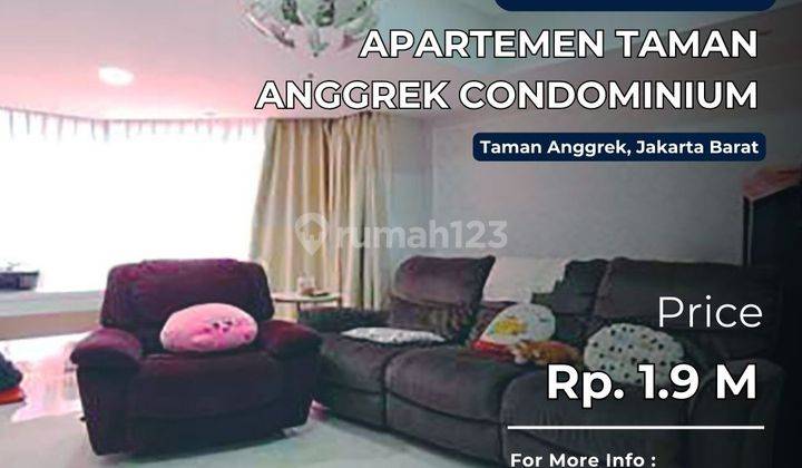 Taman Anggrek Unit 2+1BR Full Furnish Best City View 1