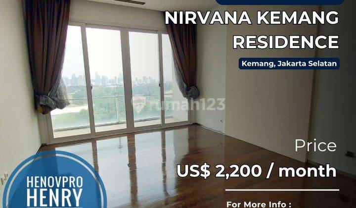 For Rent Nirvana Kemang Unit 3+1BR Private Lift 1