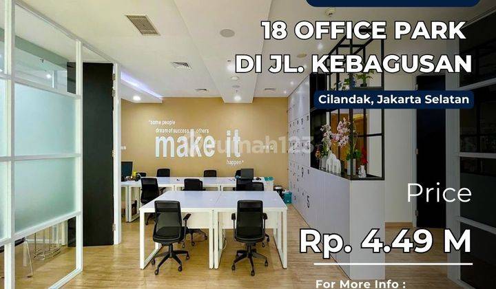 18 Office Park di Jl. Kebagusan, Full Furnish Mid Fl. Jarang Ada 1