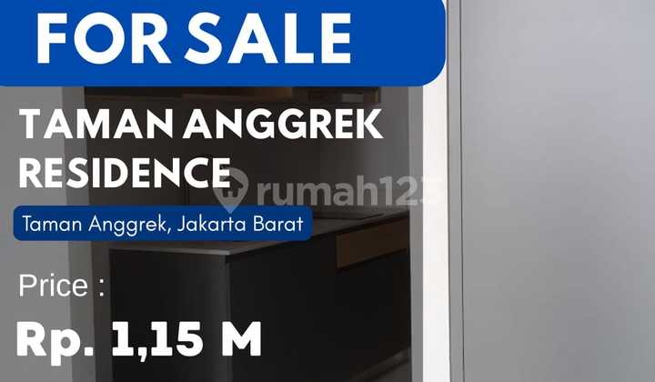 For Sale Fast 1BR Pool view PRICE DROP at Taman Anggrek Residence
