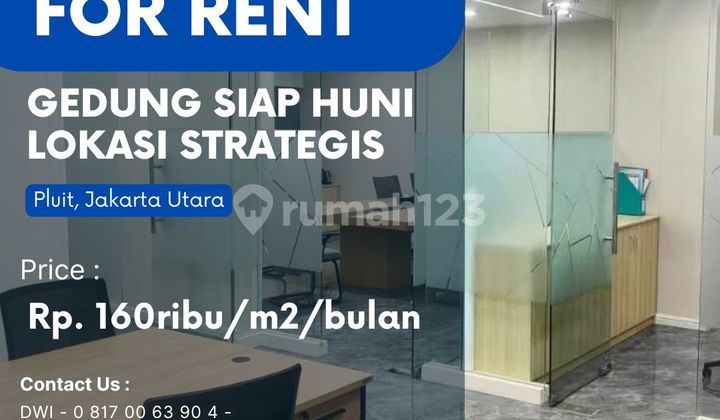 Ready-to-occupy building in Pluit, North Jakarta Strategic Location