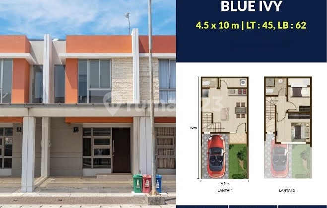 Dijual Rumah Pik2 Ukuran 4.5x10 Tahap 1 Sudah Shm