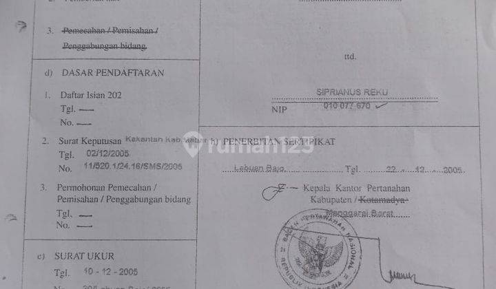 Rumah di daerah Bandara Labuan Bajo sangat strategis 2