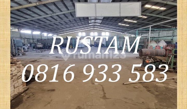 Sewa Gudang Moh Toha Mauk Tangerang Lb.14.100 m2 ext.Pabrik