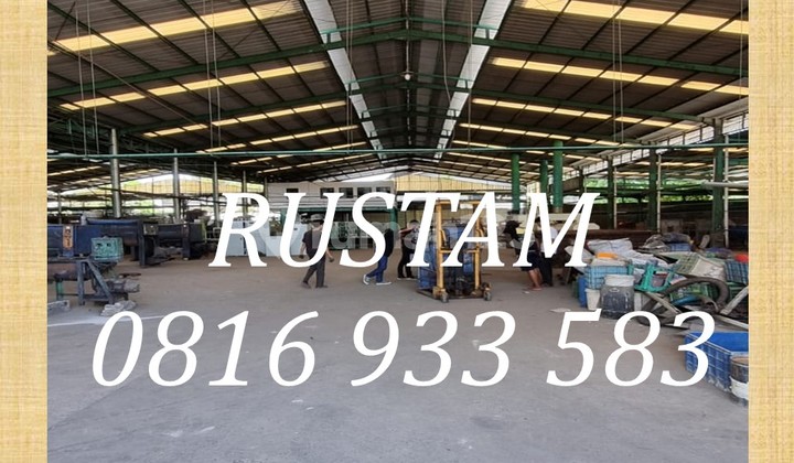 Land and Building Rental Moh Toha Mauk Tangerang Area 22,000 m2