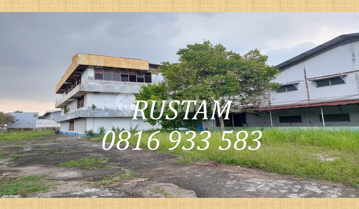 Dijual Tanah Plus Gudang Daan Mogot Lt.10.500 m2 Harga Bagus