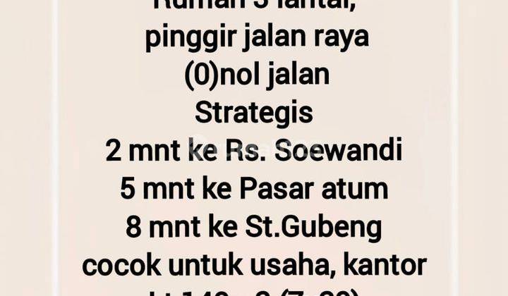 Dijual Rumah Nol Jalan Raya Cocok Untuk Usaha Tambak Adi 2