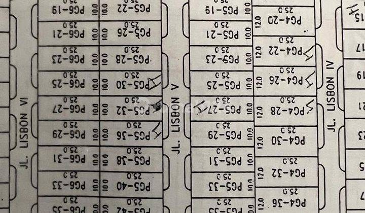 Dijual Tanah Siap Bangun Pakuwon Indah Lisbon Cluster Favorit 1