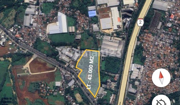 For Rent 43.00 M2 Land Sentul Bogor Strategic For Rent 43.00 M2 Land Sentul Bogor Strategic