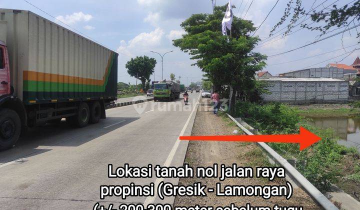 DIJUAL TANAH KOMERSIAL DI DUDUK SAMPEYAN (NOL JALAN RAYA PROVINSI GRESIK - LAMONGAN) - GRESIK 2