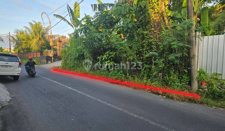 Dijual tanah langka pinggir jalan utama bumbak dekat canggu dan umealas 2