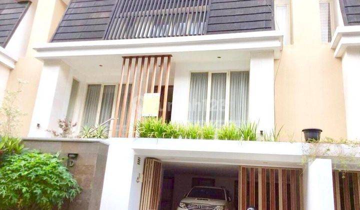 Dijual Rumah Modern Minimalis Townhouse Siap Huni Rapih Kemang Jakarta Selatan 1