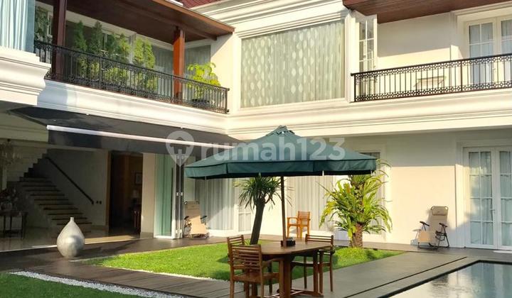 Corner House with Swimming Pool Comfortable Location in Bintaro Jaya