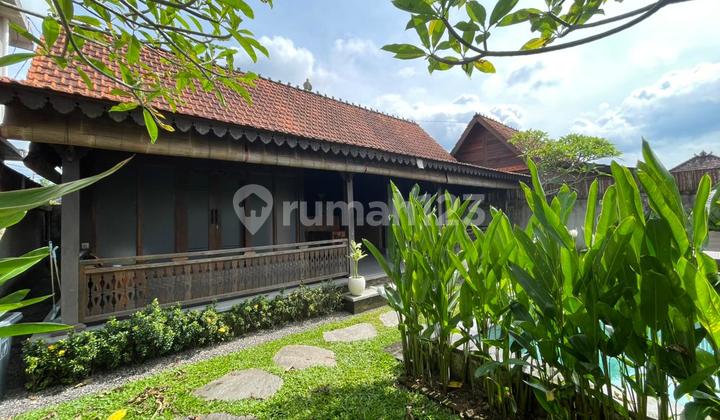 1 Bedroom Joglo Style Home For Rent In Ubud