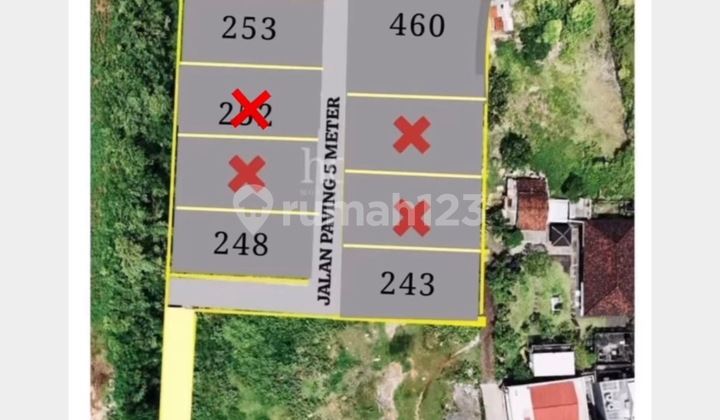 TANAH DI UNGASAN - LUASAN KECIL 