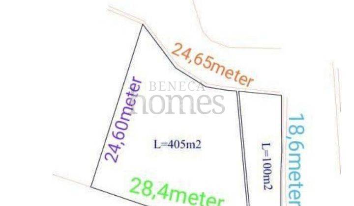 Tanah di Pererenan Tumbak Bayuh, Badung SHM 505 m² 4