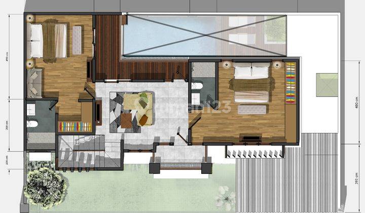 New Project Rumah Mewah Cluster Perumahan, View Sungai, Kerthalangu Denpasar 2