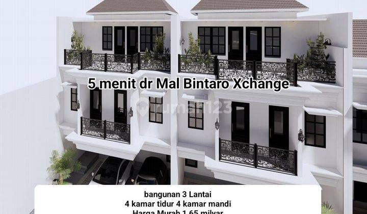 Rumah Mewah Baru dlm Cluster di Mal Bintaro Xchange,Stasiun KRL 2