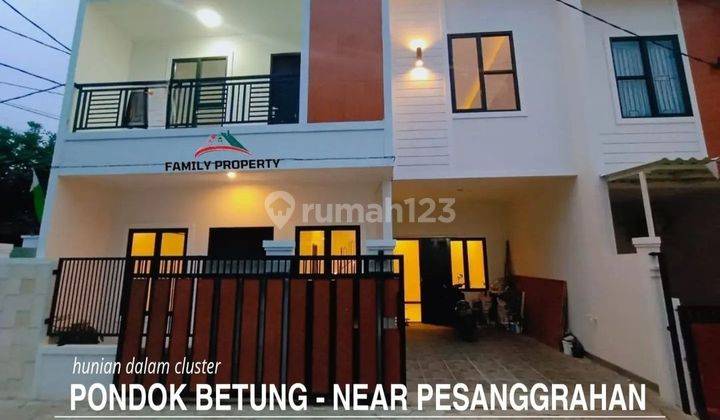 Rumah Baru dlm Cluster di Pesanggrahan,Pondok Betung,Bintaro jaya 1