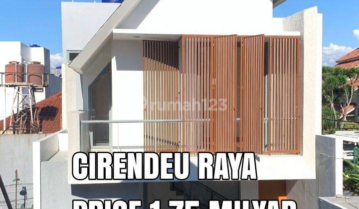 Rumah Baru dlm Cluster di CIRENDEU,Lebak bulus.Hanya 3,5km ke MRT 2