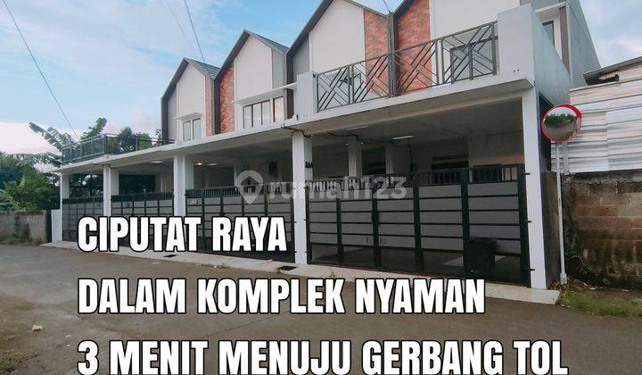 Rumah Baru Dlm Komplek Lt 125m Di Ciputat,pondok Cabe.bs Kpr Dp0% 1