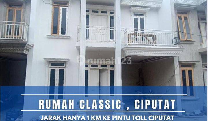 Rumah Baru Ready Huni Dalam Komplek Ciputat . Gerbang Tol.bs Kpr 2