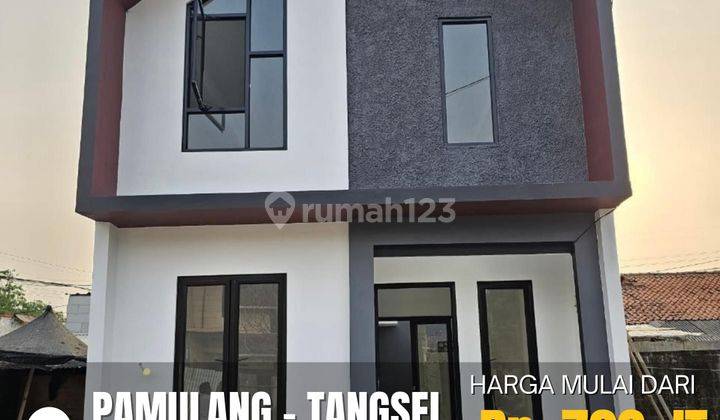 Rumah Baru Cluster Mezanine Di Ciputat Pamulang.dekat Stasiun Krl 2