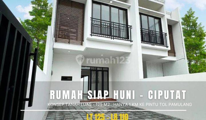  Rumah Baru Tanah 125m Dalam Komplek Kesehatan.gerbang Tol,busway 2