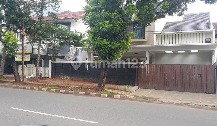Dijual Rumah 2lt Pinggir Jalan Utama Menteng Bintaro Sektor 7