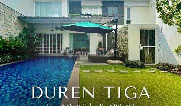 Rumah Dijual Duren Tiga Luxurious Modern Design Dalam Townhouse Semi Furnished 1