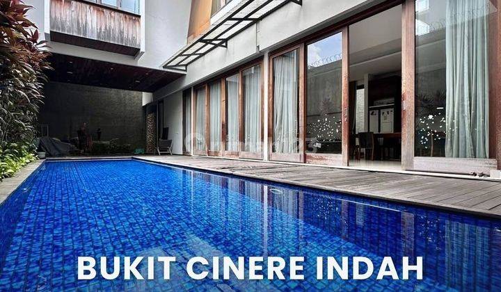 Rumah Dijual Bukit Cinere Indah Rumah Mewah Modern Tropical Dalam Komplek 1