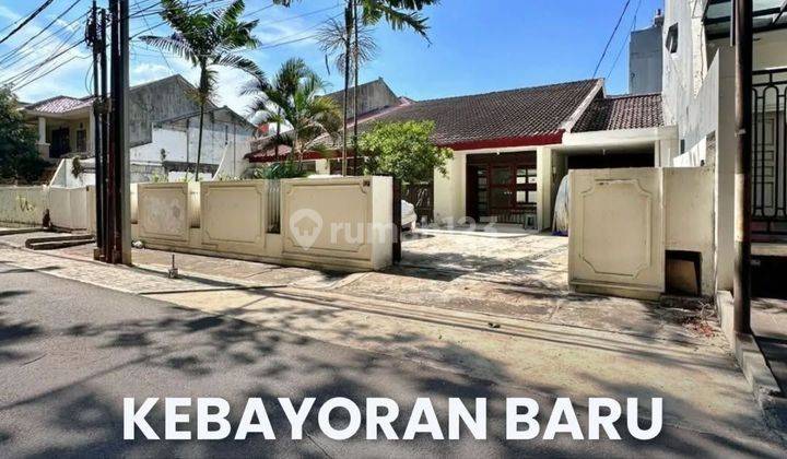 Rumah Dijual Hot Sale! Best Price For Sale Kebayoran Baru Lokasi Depan Taman Jalan Lebar 1