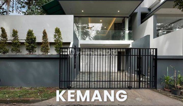 Dijual Rumah 4 Lantai ( Shm ) Kemang Brand New House Minimalist Tropical Design Posisi Hoek, On Progress  1