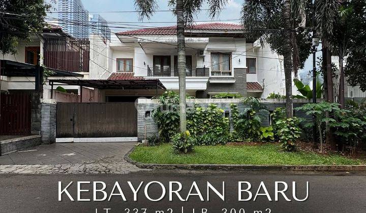 Rumah Dijual Kebayoran Baru Prime Area, Dekat Scbd Jalan Lebar 1