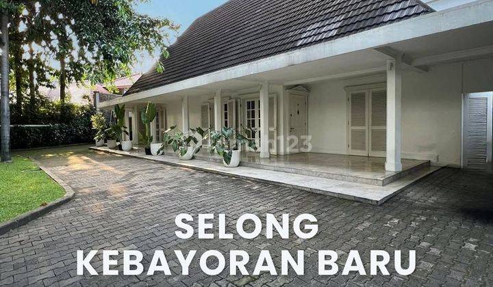 Rumah Dijual Selong - Kebayoran Baru 1