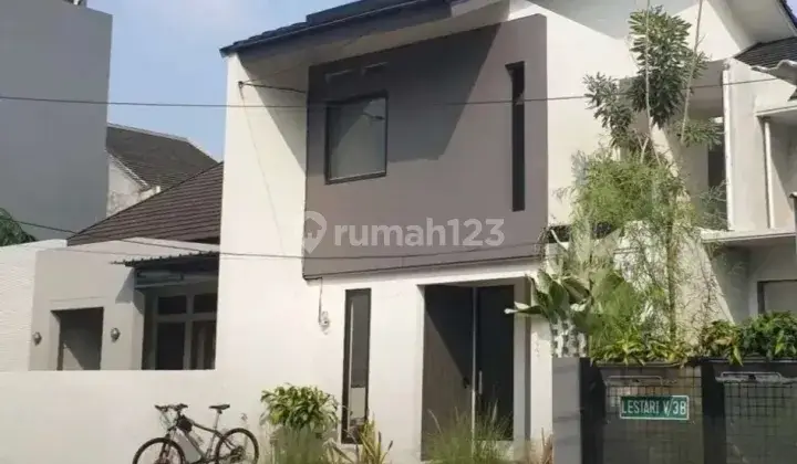 Rumah baru bagus di komplek Lestari Purnawarman Ciputat Rumah di Komplek Lestari Purnawarman Pisangan Ciputat 2 Lantai SHM Bagus Utara 1