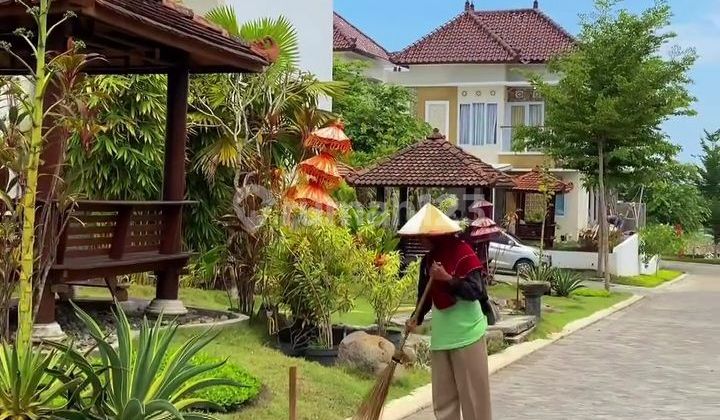 tampak depan rumah cluster nyaman bsb city