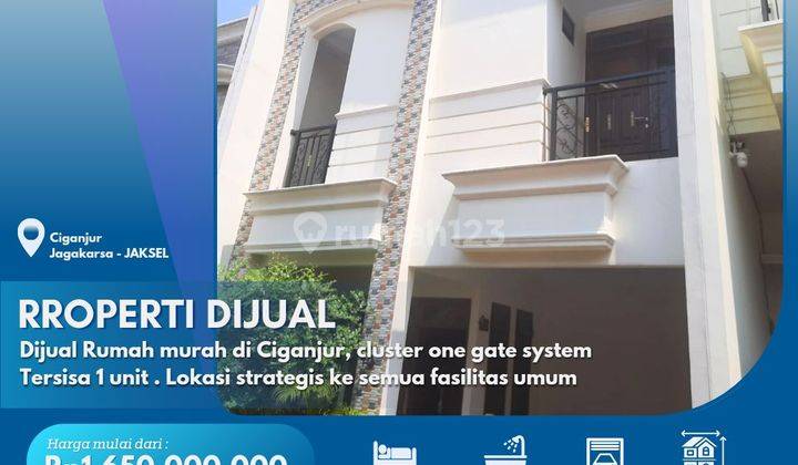 Dijual Rumah Baru 2 Lantai Di Ciganjur,sial Huni Lokasi Setrategis 1